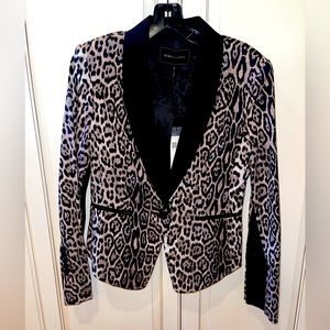 NWT BCBG Maxazria “Bowie” Black Combo Tuxedo Blazer/Jacket Size M